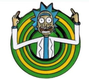 Rick and Morty - Rick Enamel Pin / Badge