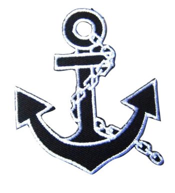 Anchor Embroidered Patch