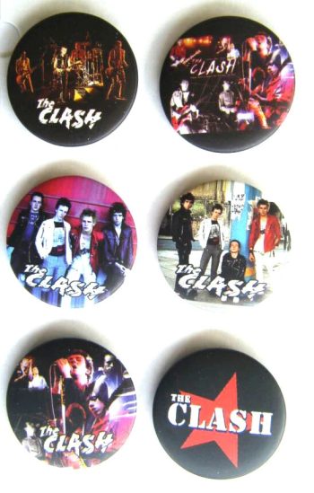 The Clash Badge Button Set  #2 - 6 badges!