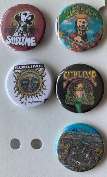 Sublime Badge Button Set - 5 badges!