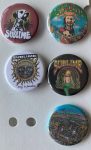 Sublime Badge Button Set - 5 badges!