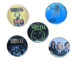 Nirvana Badge Button Set - 5 badges!