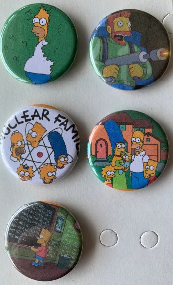 Simpsons Badge Button Set #2 - 5 badges!