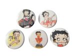 Betty Boop Badge Button Set - 5 badges!