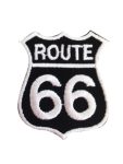 Route 66 Embroidered Patch - Black