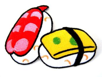 Sushi Embroidered Patch