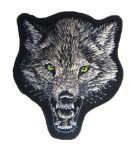 Snarling Wolf Embroidered Patch