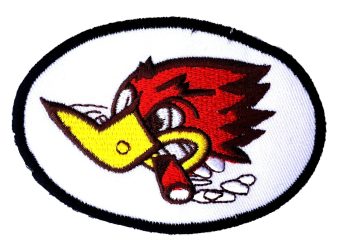 Woody Woodpecker Racing Embroidered Patch