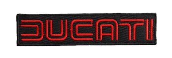 Ducati Embroidered Patch - Black