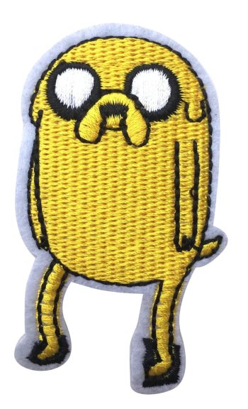 Jake the Dog from Adventure Time Embroidered Patch