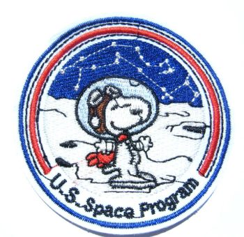 Snoopy Astronaut Embroidered Patch
