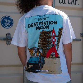 Tintin Shirt - Destination Moon - Available in S, M, L, XL, XXL