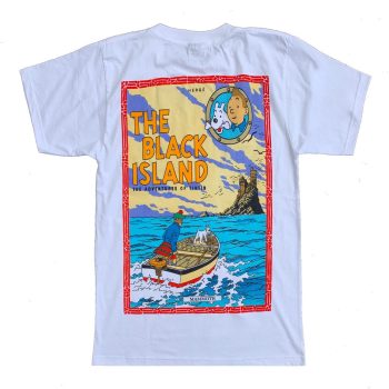 Tintin Shirt - The Black Island - Available in S, M, L, XL, XXL