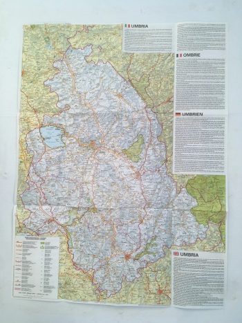 Vintage Italian Map - Umbria - m32