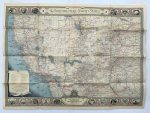 Vintage Map of The South Western USA - National Geographic- m67