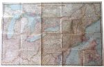 Vintage Map of The Northeastern USA - National Geographic - m101