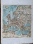 Vintage Map of Europe - National Geographic - m116