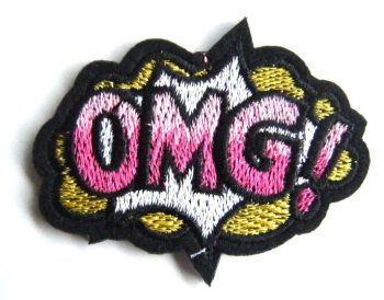 OMG Embroidered Patch