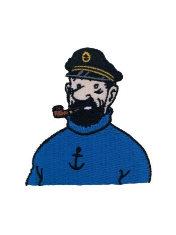 Tintin Embroidered Patch - Captain Haddock