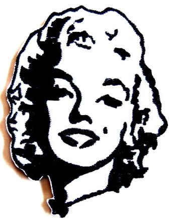 Marilyn Monroe Embroidered Patch