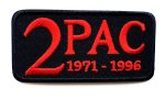Tupac 2pac Embroidered Patch