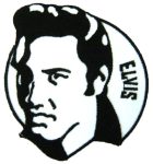 Elvis Presley Embroidered Patch