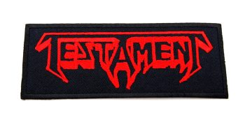Testament Embroidered Patch