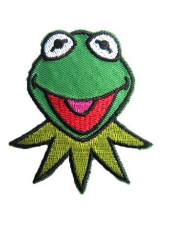 Kermit the Frog Embroidered Patch