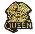 Queen Embroidered Patch - Gold