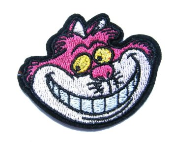 Cheshire Cat Embroidered Patch