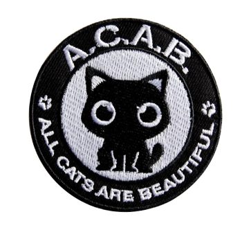 ACAB - All Cats Are Beautiful - Embroidered Patch