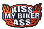 Kiss My Biker Ass Embroidered Patch