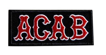 ACAB Biker Embroidered Patch