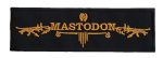 Mastodon Embroidered Patch