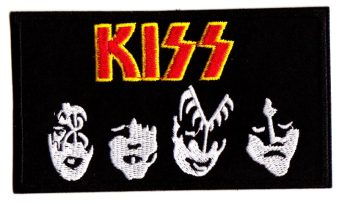 KISS Embroidered Patch