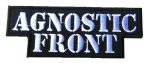 Agnostic Front Embroidered Patch