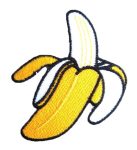 Banana Embroidered Patch
