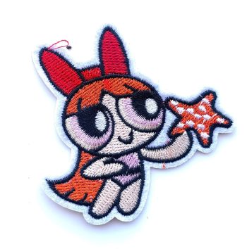 Powerpuff Girls Embroidered Patch - Blossom