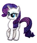 My Little Pony Embroidered Patch - Rarity