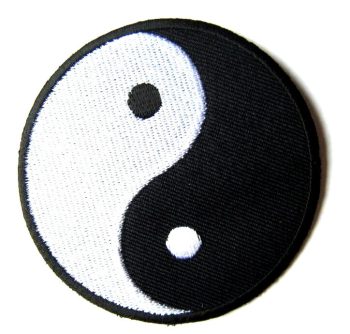 Yin Yang Embroidered Patch