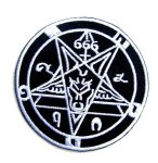 Satanic Pentagram Embroidered Patch