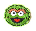 Oscar the Grouch Embroidered Patch