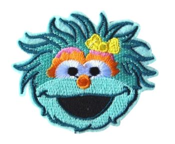 Sesame Street Muppet Zoe Embroidered Patch