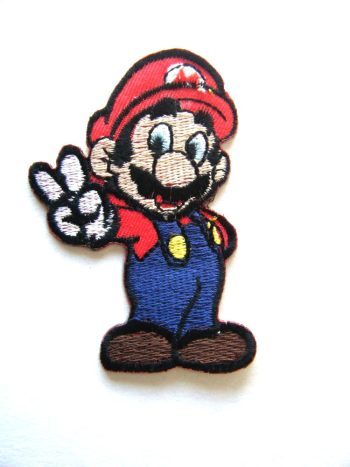 Super Mario Brothers Embroidered Patch
