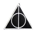 Harry Potter Embroidered Patch - Deathly Hallows