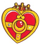 Sailor Moon Heart Embroidered Patch