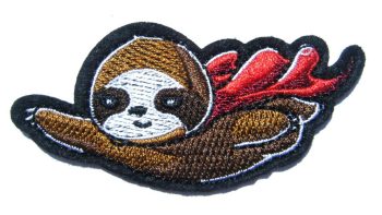 Super Sloth Embroidered Patch