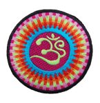 Aum Peace Meditation Embroidered Patch #2