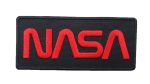 NASA Embroidered Patch - Black Logo