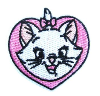 Marie Cat Embroidered Patch